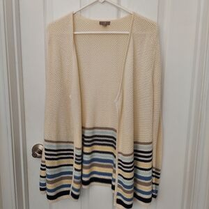 J Jill Open Front Cardigan Knit XS